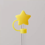 Cute Strawberry Straw Cover Caps For Stanley Cup 40 oz Tumbler Accessories Kawaii Silicone Straw Toppers Cap For 10mm Straws