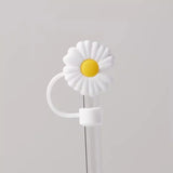 Cute Strawberry Straw Cover Caps For Stanley Cup 40 oz Tumbler Accessories Kawaii Silicone Straw Toppers Cap For 10mm Straws