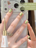 1Pc Green Cat Eye Gel Nail Polish-Long Lasting Shine, High Saturated Gloss Firm and Long-lasting Nail Art Gel for Salon Nail DIY