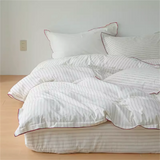 4-Piece Garden Mint Charming Duvet Cover Set - Soft Ruffle Design, Solid Colors for Men & Women - Premium Polyester, Skin-Friend
