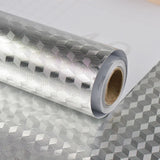 silver contact paper metallic texture 40cm waterproof and oil-proof kitchen cabinet countertop self-adhesive sticker