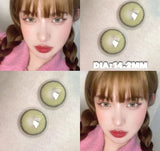 St. Patrick's Day Colored Contact Lenses for Eyes Degree Myopia Yearly Use Beauty Pupils Color Natural Contact Lens