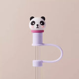 Cute Strawberry Straw Cover Caps For Stanley Cup 40 oz Tumbler Accessories Kawaii Silicone Straw Toppers Cap For 10mm Straws