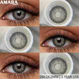 Brown Color Contacts for Eyes Makeup Eyes Lenses Gray Pupils Blue Eyes Contacts Colorful Makeup Black Lens for Party