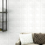 35*35cm Home Waterproof Room Decor Ceiling Self-adhesive 3D Suspended Wall Stickers Decoration Peel and Stick Wallpaper Roof