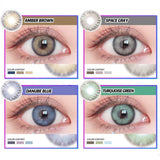 Colored Contact Lens For Eyes  Natural Eye Contacts With Color Contact Lens Beauty Yearly Use