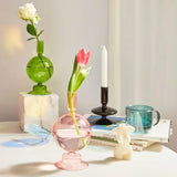 Creative Morocco Candlestick Glass Decorative Candlestick Holder Window Display Home Decoration accessories Wedding Table