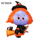 Halloween Decoration Balloon Pumpkin Ghost Spider Foil Balloons Toys Bat Globos Halloween Party Supplies