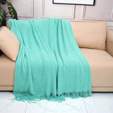 Nordic Knitted Blanket for Bed Thicken Winter Warm Sofa Cover Soft Plaid Bedspread Bed Sofa Decorative Throw Blankets Tapestrape