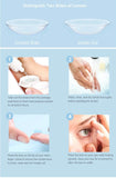 Fancy Hidrocor Obsidian Brown Contact Lenses - Ice Metallic Luster -  Moisture - Cloud Fit Oxygen Permeable