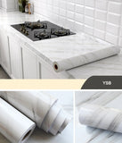 Kitchen Oil-proof Transparent Film Thick Self Adhesive Waterproof Countertop Furniture Marble Wallpaper Bathroom Decor Stickers