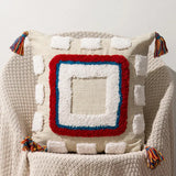 Morocco Tufting Pillow Case with Tassels Nordic Geometric Back Pillows Cover Pillowcase Christmas Decorations for Home 45*45cm