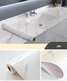 Kitchen Oil-proof Transparent Film Thick Self Adhesive Waterproof Countertop Furniture Marble Wallpaper Bathroom Decor Stickers