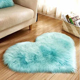 Plush Living Room Carpet Heart Shaped Bedroom Bedside Mat Cute Girl Bay Window New Home Textile Thickened Rug Pinterest