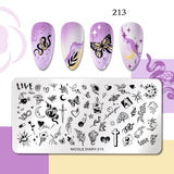 Halloween Stamping plates Stamp For Nails Pumpkin Ghost Nail Polish Templates All for Manicure Nail Designs