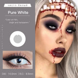 2pcs/pair Anime Cosplay Lenses Comestic Color Contact Lenses for Eyes Anime Accessories with Free Small Cases(Dia:14.5mm