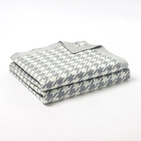 Baby Blankets Super Soft Newborn Girls Boys Swaddle Wrap Quilts Plaid Toddler Infant Stroller Bedding Cotton Knitted Blanket