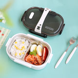 Portable 304 Stainless Steel Lunch Box Hot Sale Japanese Style Compartment Bento Box Kitchen Leakproof Food Container