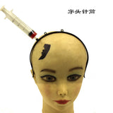 Halloween three-dimensional hair accessories tidy simulation toy plastic head knives scissors Halloween decoration props