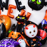 Halloween Decoration Balloon Pumpkin Ghost Spider Foil Balloons Toys Bat Globos Halloween Party Supplies