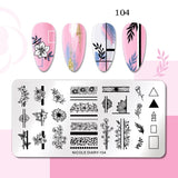 Halloween Stamping plates Stamp For Nails Pumpkin Ghost Nail Polish Templates All for Manicure Nail Designs