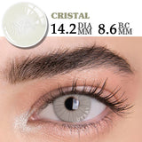 1 Pair for Eyes Yearly Christmas Dropship Gray Party Marine Beauty Gift Dark Circle Pupils Lenses