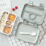 Microwave Lunch Box Portable Multiple Grids Bento Box for School Student Kids Children Dinnerware Food Storage Container