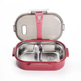 Portable 304 Stainless Steel Lunch Box Hot Sale Japanese Style Compartment Bento Box Kitchen Leakproof Food Container