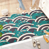 style Printed Pattern Silk Loop Door Mat Carpet Home Entrance Cuttable PVC Floor Door Mats Non-slip Washable Mat Carpet