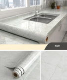 Kitchen Oil-proof Transparent Film Thick Self Adhesive Waterproof Countertop Furniture Marble Wallpaper Bathroom Decor Stickers
