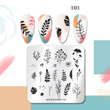 Halloween Stamping plates Stamp For Nails Pumpkin Ghost Nail Polish Templates All for Manicure Nail Designs