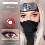 2pcs/pair Anime Cosplay Lenses Comestic Color Contact Lenses for Eyes Anime Accessories with Free Small Cases(Dia:14.5mm