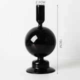 Nordic Glass candle holders, romantic Dinner home decoration, candlestick for birthday wedding, candle holder portavelas decor