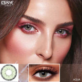 2PCS 1 Pair Dahab Natural Soft Colored Contact lens Makeup Contact lens(free Lens case)