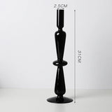 Nordic Glass candle holders, romantic Dinner home decoration, candlestick for birthday wedding, candle holder portavelas decor