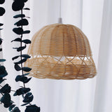 Rattan Lampshade Handmade Photography Accessories Kids Room Nursery Dorm Decoration Ceiling Light Cover Home Hanging Decor