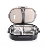 Portable 304 Stainless Steel Lunch Box Hot Sale Japanese Style Compartment Bento Box Kitchen Leakproof Food Container