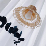 Rattan Lampshade Handmade Photography Accessories Kids Room Nursery Dorm Decoration Ceiling Light Cover Home Hanging Decor