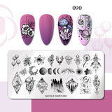 Halloween Stamping plates Stamp For Nails Pumpkin Ghost Nail Polish Templates All for Manicure Nail Designs