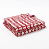 Baby Blankets Super Soft Newborn Girls Boys Swaddle Wrap Quilts Plaid Toddler Infant Stroller Bedding Cotton Knitted Blanket