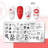 Halloween Stamping plates Stamp For Nails Pumpkin Ghost Nail Polish Templates All for Manicure Nail Designs