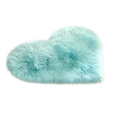 Plush Living Room Carpet Heart Shaped Bedroom Bedside Mat Cute Girl Bay Window New Home Textile Thickened Rug Pinterest
