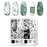 Halloween Nail Stamping Plates Snowflake Festival Pattern Nail Art Image Plates Stainless Steel Nail Art Plate Stencil