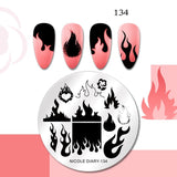 Halloween Stamping plates Stamp For Nails Pumpkin Ghost Nail Polish Templates All for Manicure Nail Designs