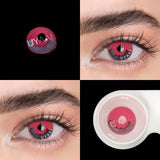 2PCS/Pair Pink Lense Halloween Lenses anime accessories Color contact lenses Cosplay Anime Lenses Yearly Contact lens