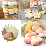 Flower Plush Throw Pillow Soft Stuffed Cotton Cushion Living Bedroom Home Chair Decorative Pillows Sofa Cushions Birthday Gifts
