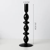 Nordic Glass candle holders, romantic Dinner home decoration, candlestick for birthday wedding, candle holder portavelas decor