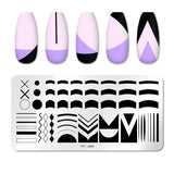 Halloween Nail Stamping Plates Snowflake Festival Pattern Nail Art Image Plates Stainless Steel Nail Art Plate Stencil