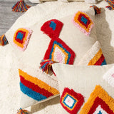 Morocco Tufting Pillow Case with Tassels Nordic Geometric Back Pillows Cover Pillowcase Christmas Decorations for Home 45*45cm