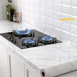 Kitchen Oil-proof Transparent Film Thick Self Adhesive Waterproof Countertop Furniture Marble Wallpaper Bathroom Decor Stickers